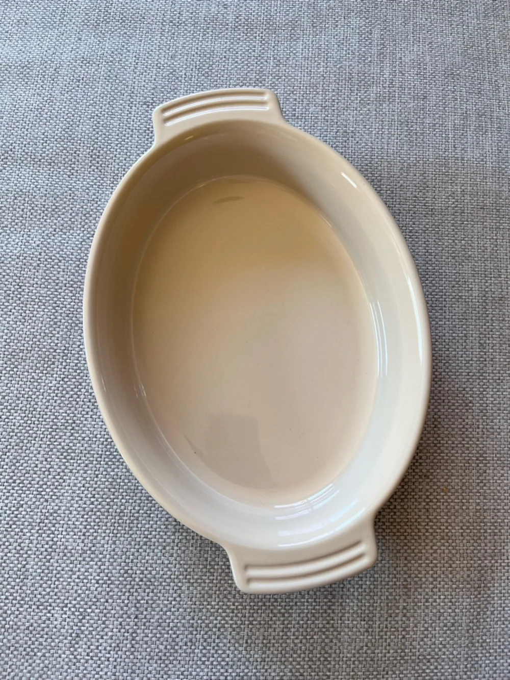 Le Creuset Stoneware Oval Dish Pan Mist Grey 27 cm
